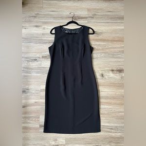 Size is 10. Brand is AGB. Black, Fitted, Polyester dress.